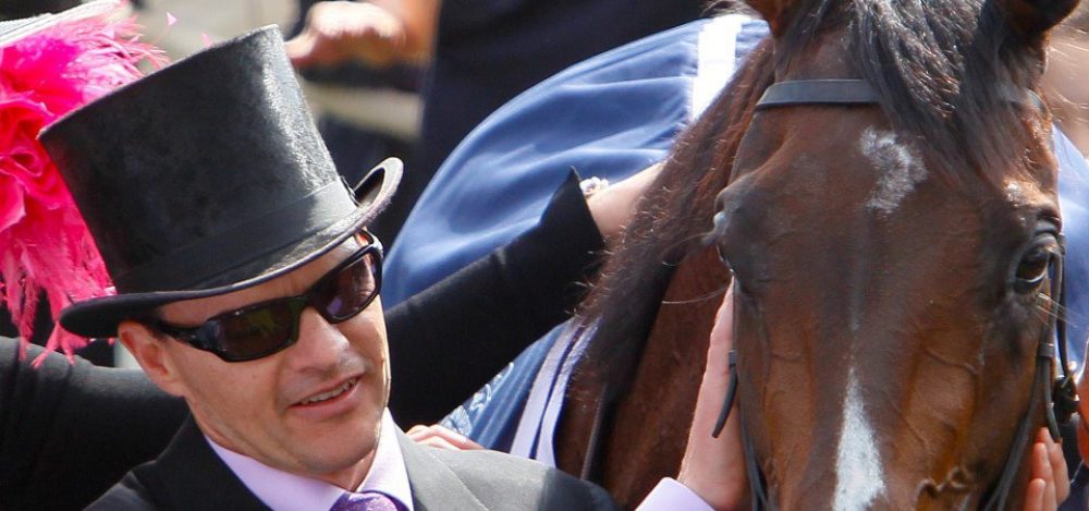Aidan O'Brien with Camelot