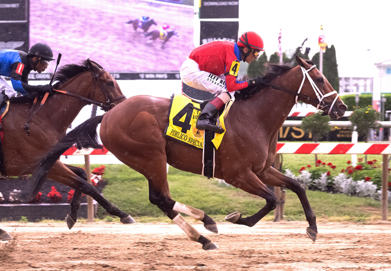 Awesome Aaron (Practical Joke) Wins Gr 3 Pimlico Special