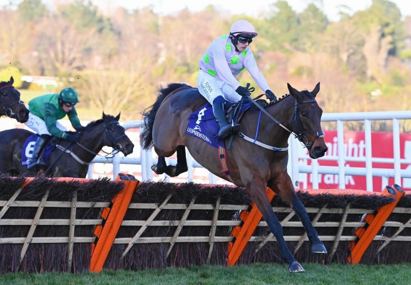 Gaelic Warrior (Maxios) Wins The Grade B Liffey Handicap Hurdle at Leopardstown
