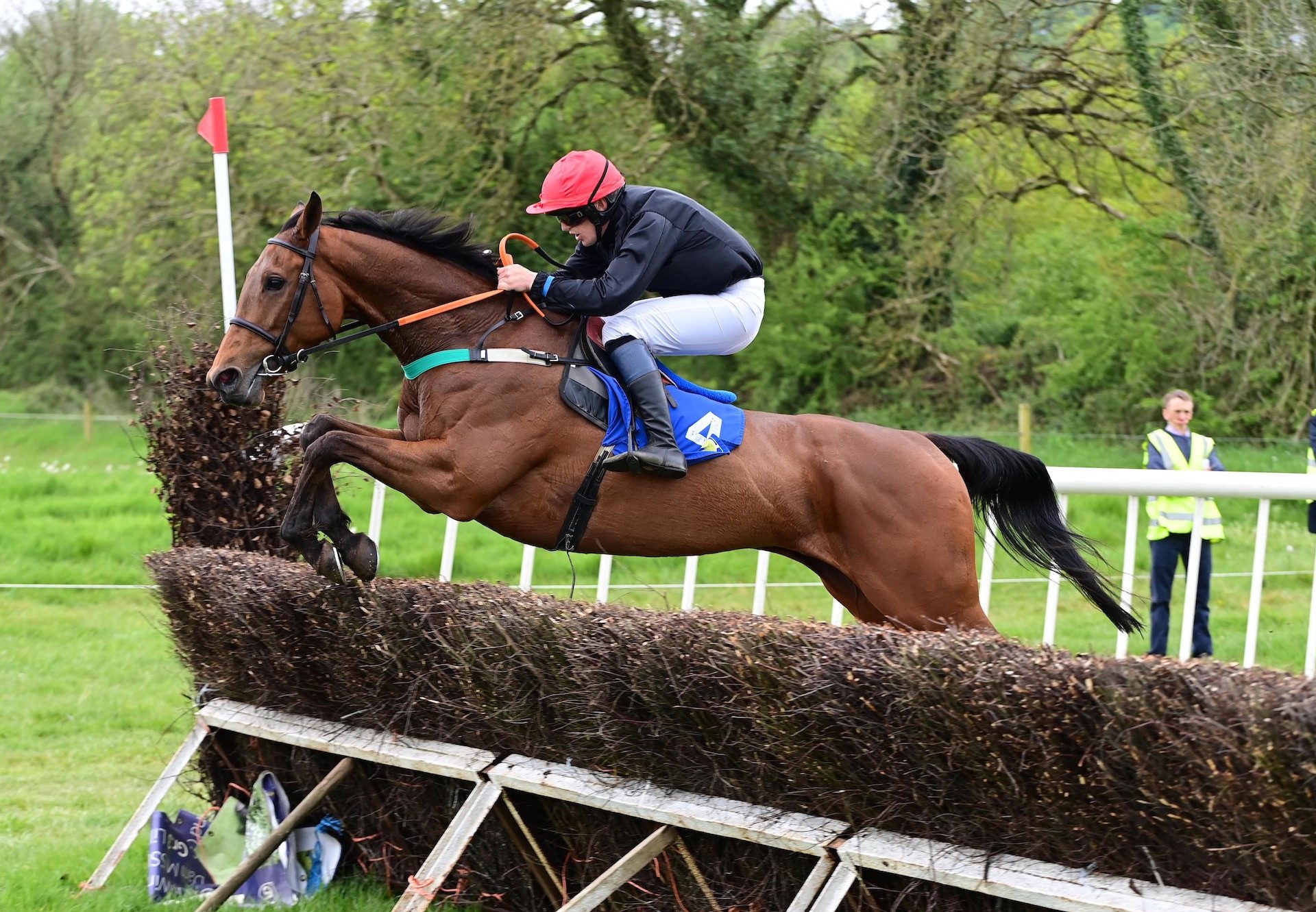 Ballabawn (Soldier Of Fortune) Wins The 4YO Maiden At Ballindenisk