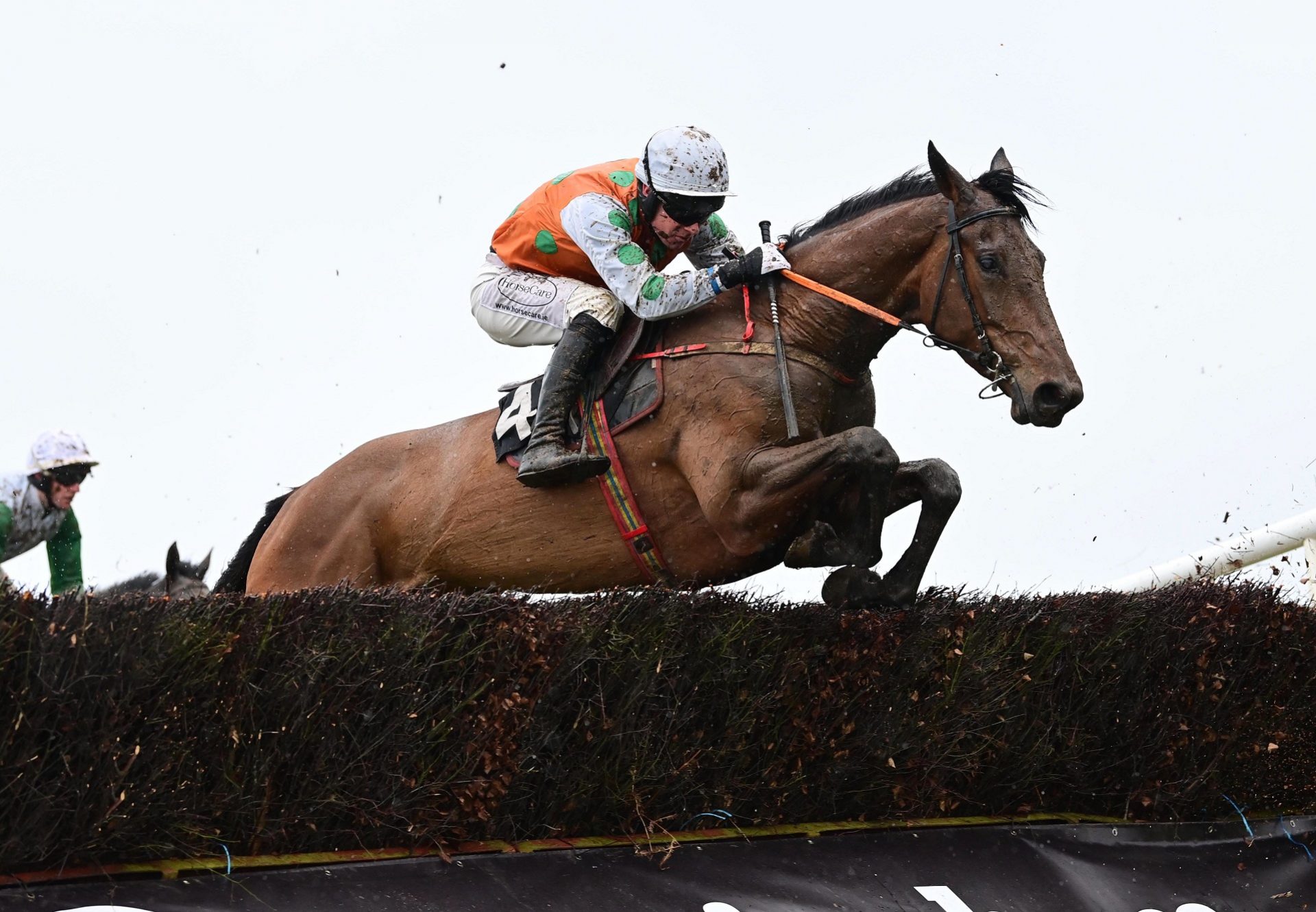 Banter At The Bar (Yeats) winning the 4YO Maiden Point-to-Point at Portrush