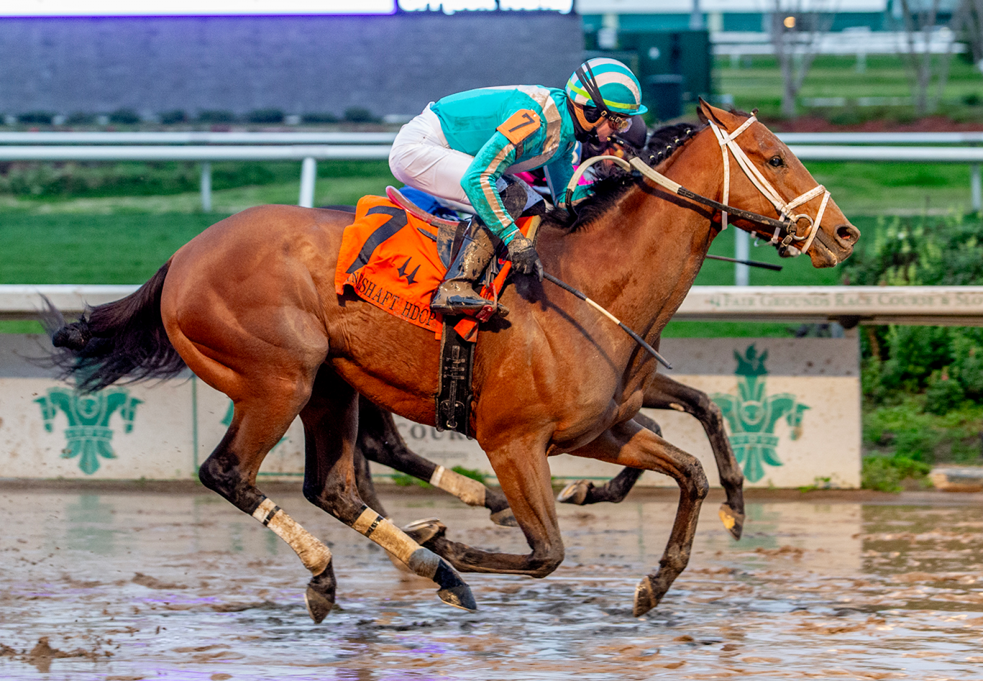 Money Supply (Practical Joke) wins the Gr.3 Mineshaft Stakes at Fair Grounds