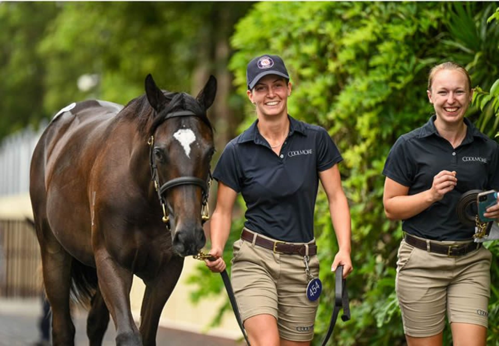 Wootton Bassett X Avantage yearling filly after selling for $2.1 million at the Magic Millions