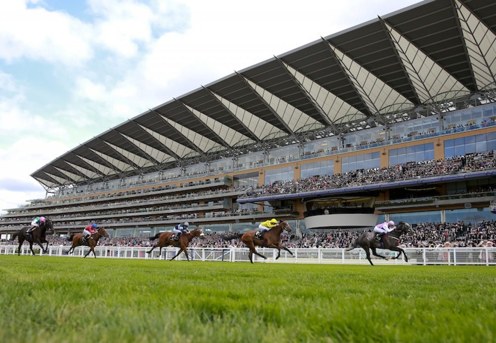 Amazing Maria (Mastercraftsman) winning the G2 Duke Of Cambridge Stakes at Royal Ascot