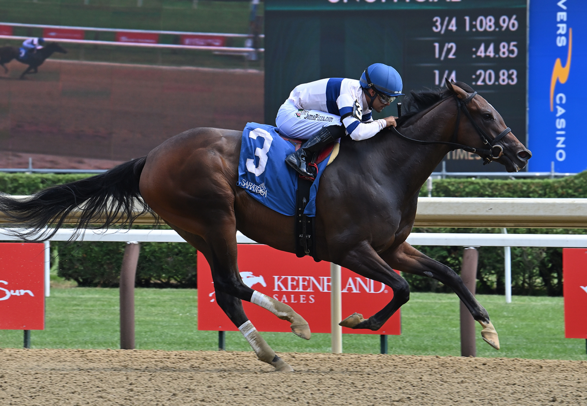 Echo Sound (Echo Town) Wins Gr 3 Victory Ride