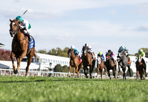Delight (Mendelssohn) Wins the Gr.2 Jessamine Stakes at Keeneland