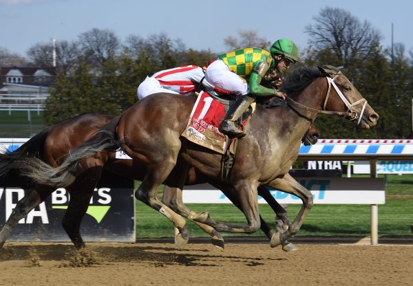 Mo Donegal (Uncle Mo) wins the Gr.2 Wood Memorial at Aqueduct
