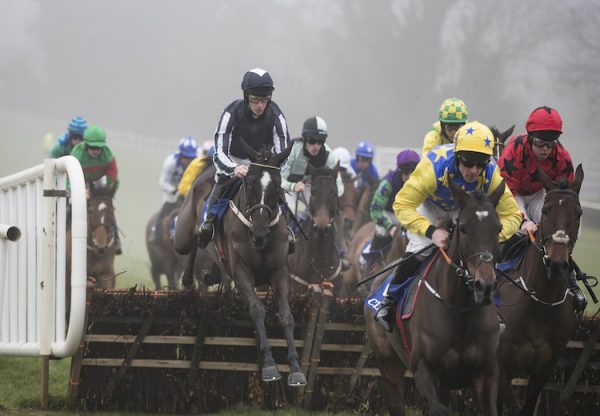 Pietralunga (Soldier Of Fortune) winning a maiden hurdle at Clonmel