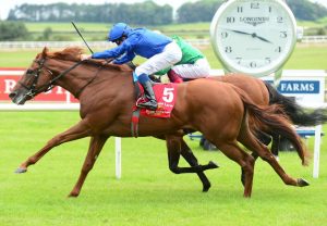 Hurricane Lane Winning The Gr 1 Irish Derby