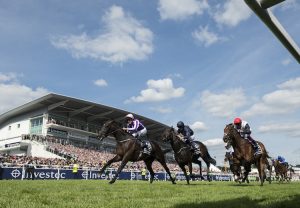 Wings Of Eagles (Pour Moi) winning the Epsom Derby (Gr.1) at Epsom